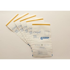 Крафт пакеты для стерилизации Винар «Стерит» 100 штук 100х250 мм (белые)
