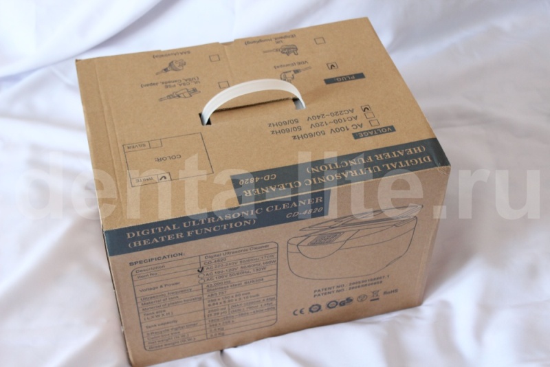 транспортировочная коробка ультразвуковой ванны cd 4820 codyson китай